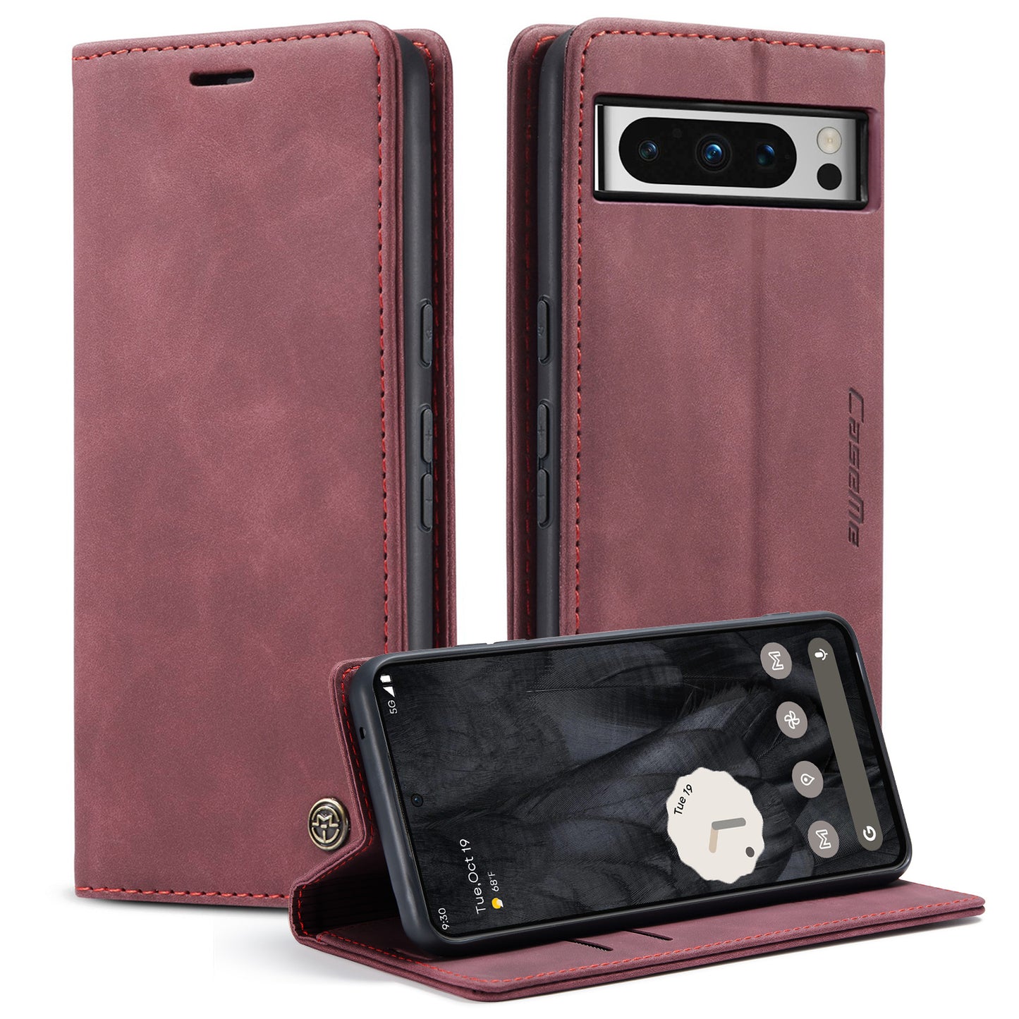 Multi-Function Retro Wallet Case for Google Pixel 8 Pro