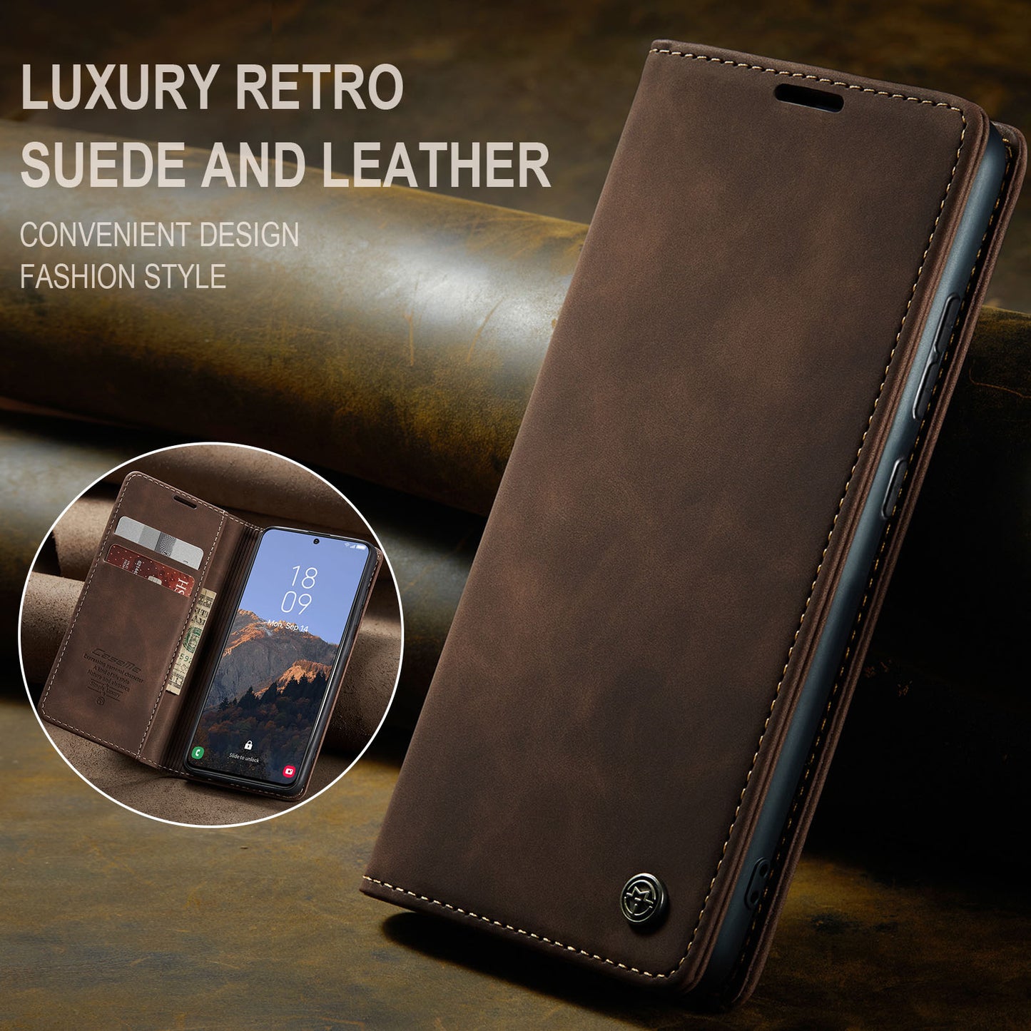 Multi-Function Retro Wallet Case for Samsung Galaxy A16