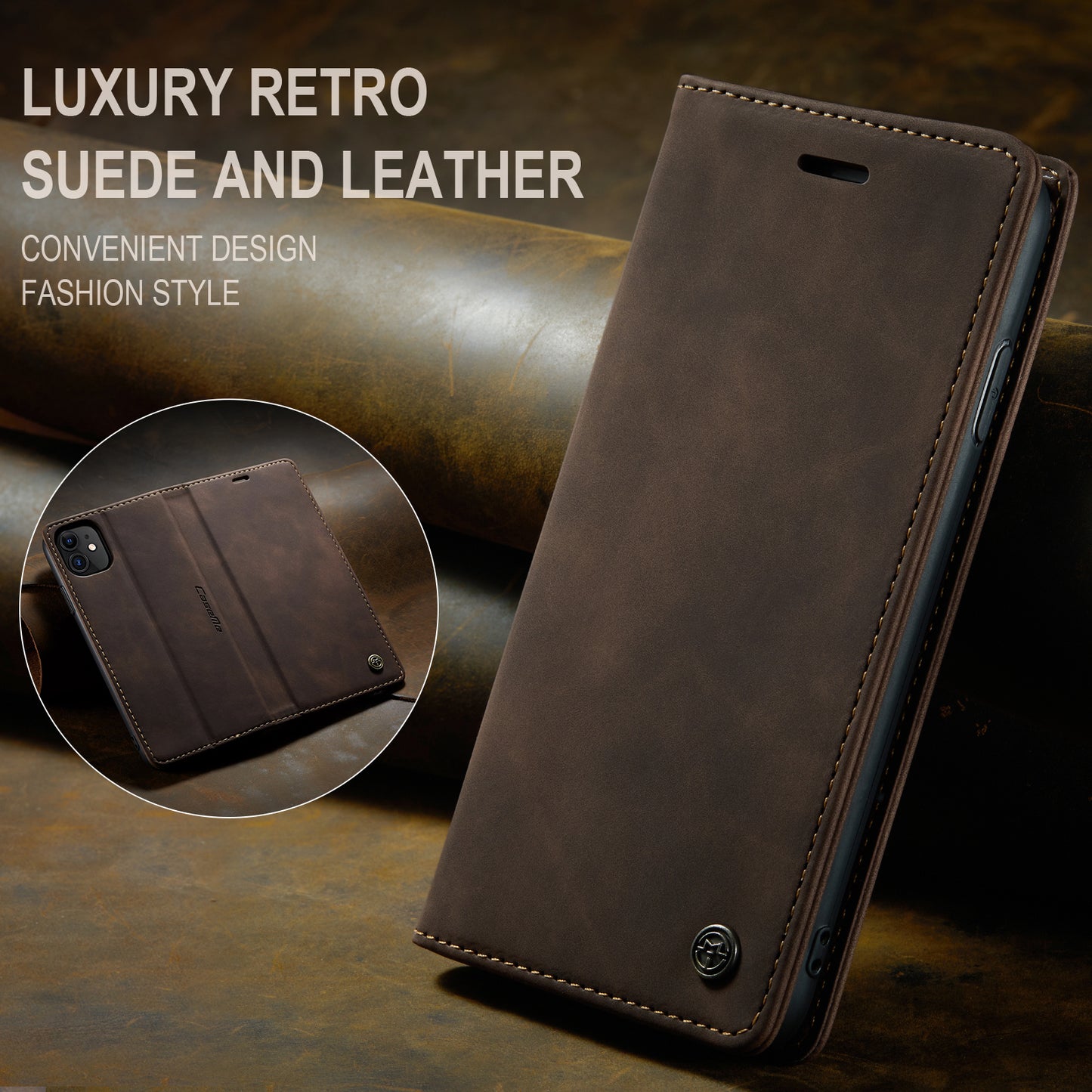 Multi-Function Retro Wallet Case for iPhone 11