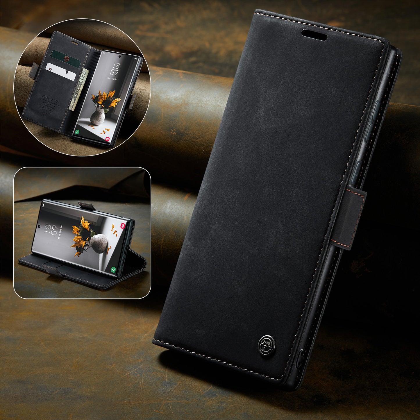 Multi-Function Retro Wallet Case for Samsung Galaxy A16