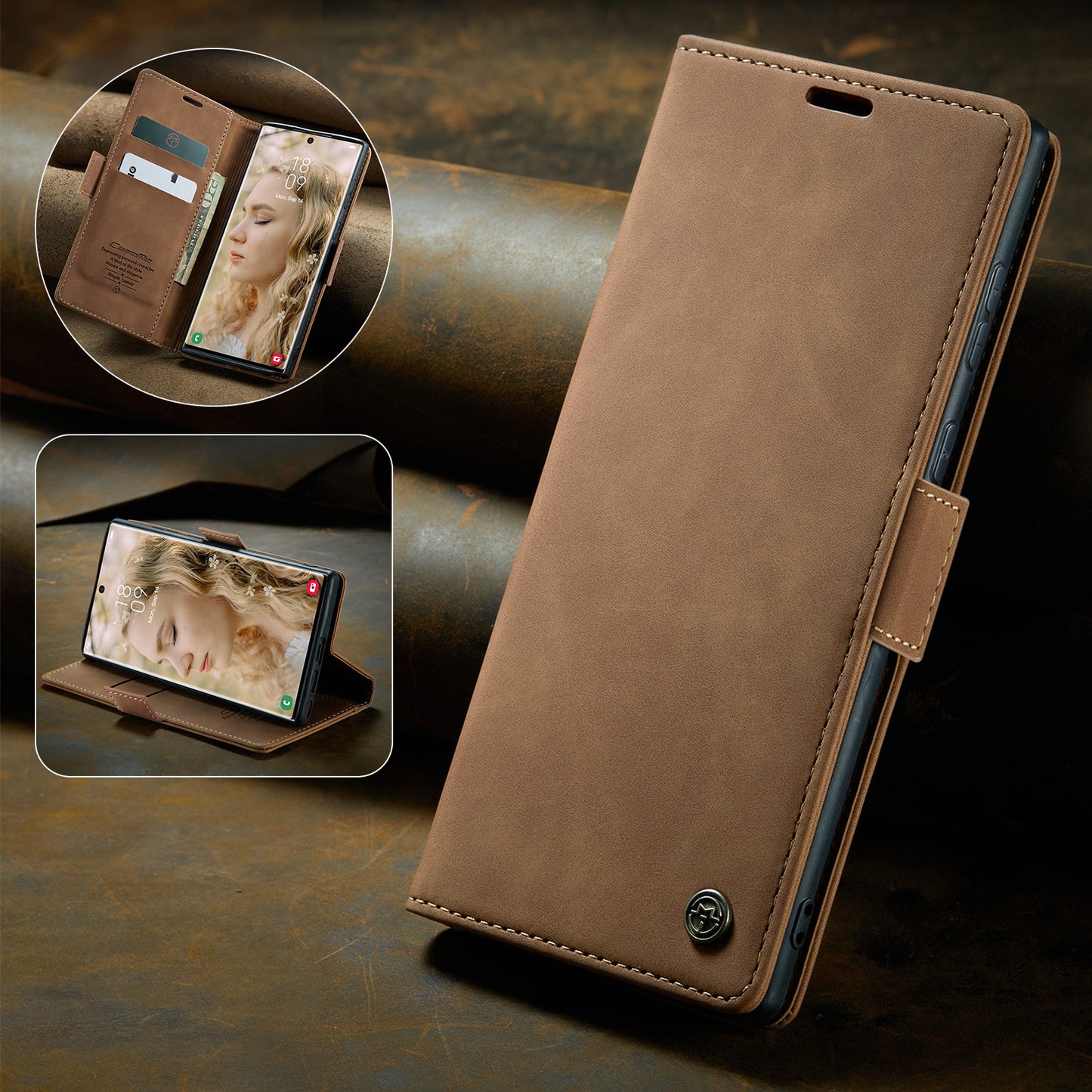 Multi-Function Retro Wallet Case for Samsung Galaxy A16