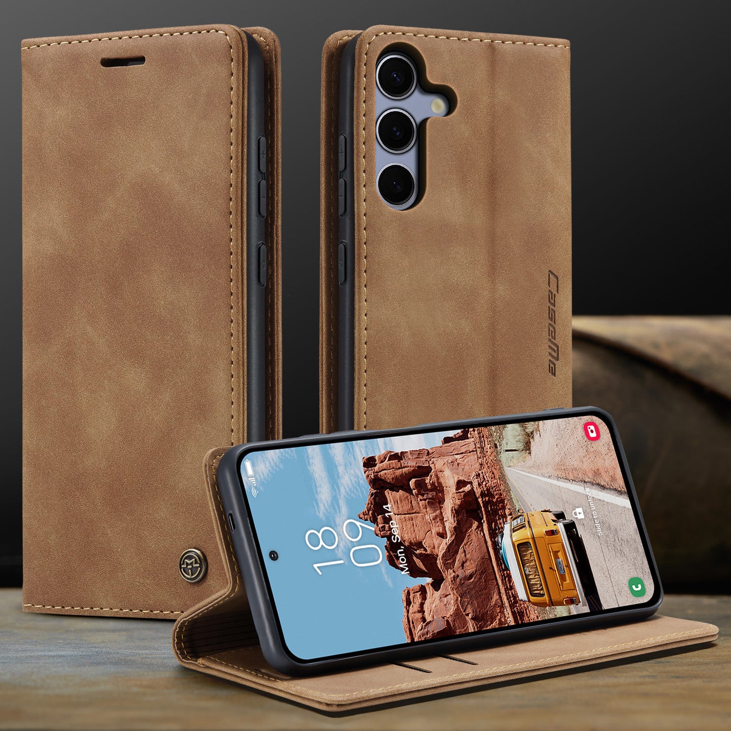 Multi-Function Retro Wallet Case for Samsung Galaxy A16