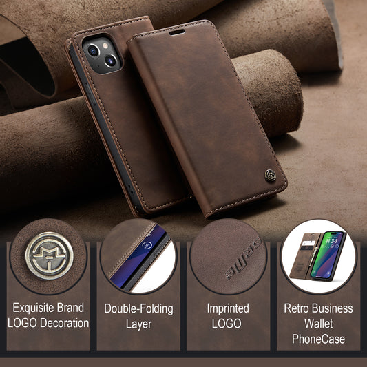Multi-Function Retro Wallet Case for iPhone 13