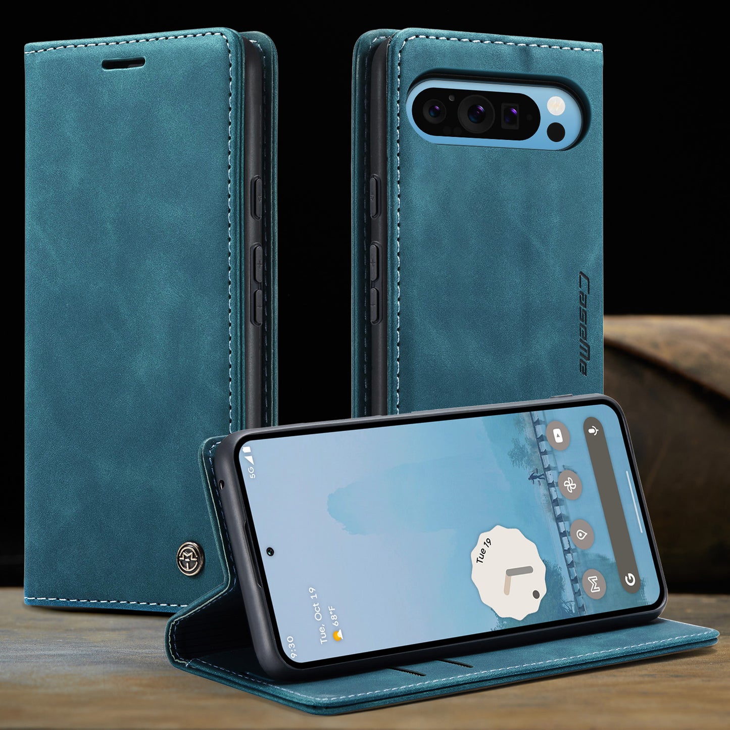 Multi-Function Retro Wallet Case for Google Pixel 9