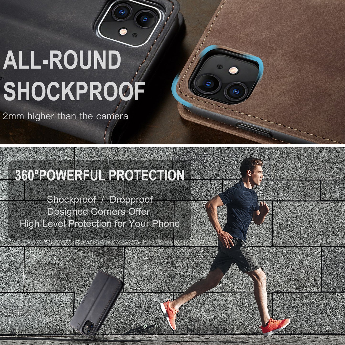 Multi-Function Retro Wallet Case for iPhone 11