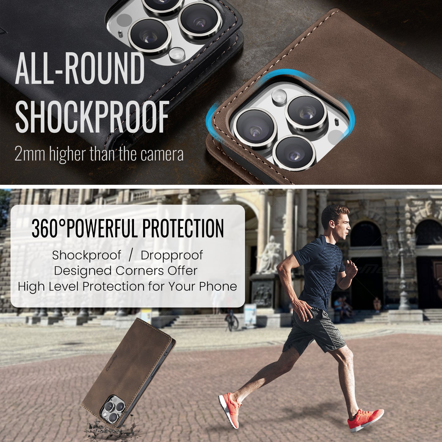 Multi-Function Retro Wallet Case for iPhone 11 Pro