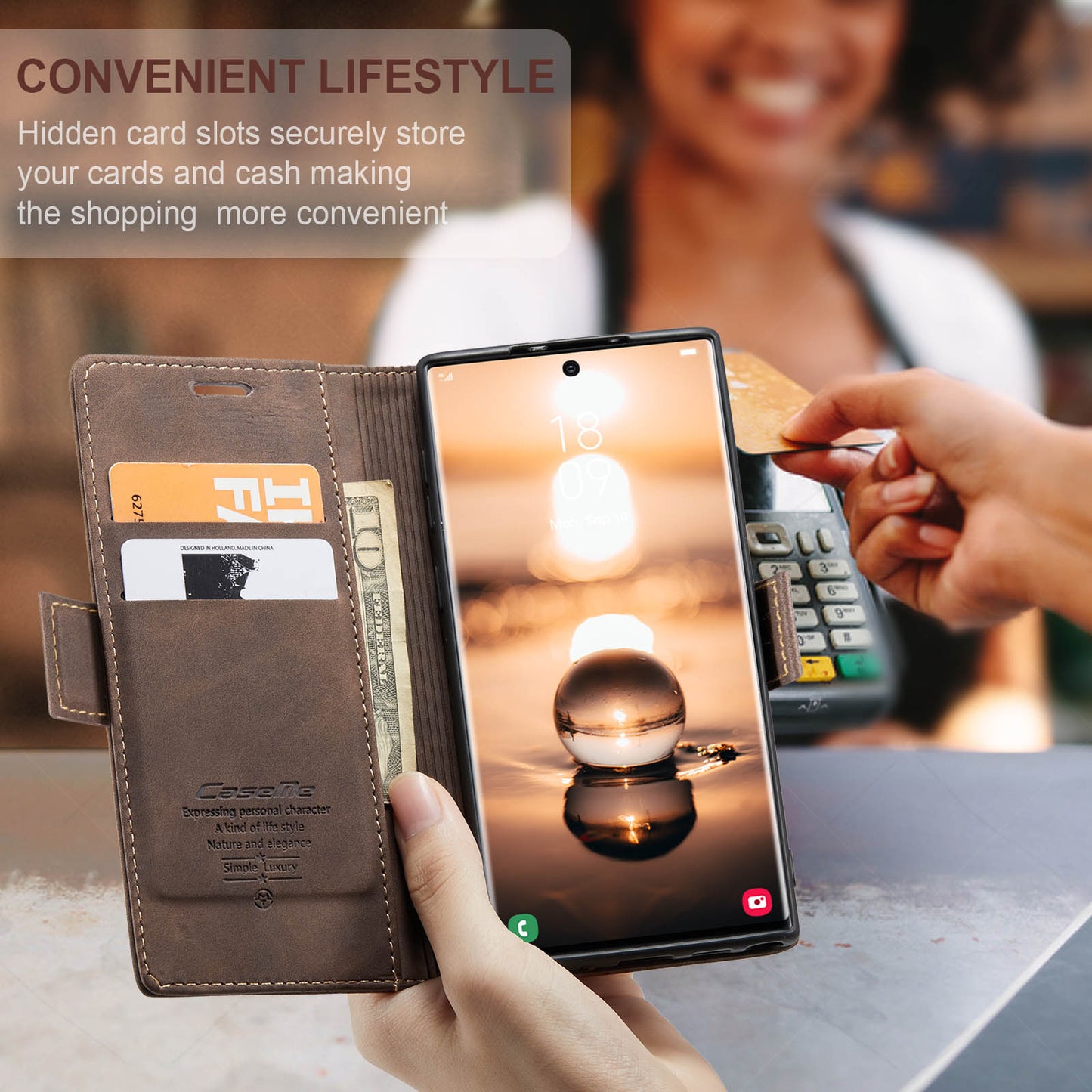 Multi-Function Retro Wallet Case for Samsung Galaxy S22 Ultra