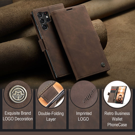 Multi-Function Retro Wallet Case for Samsung Galaxy S23 Ultra