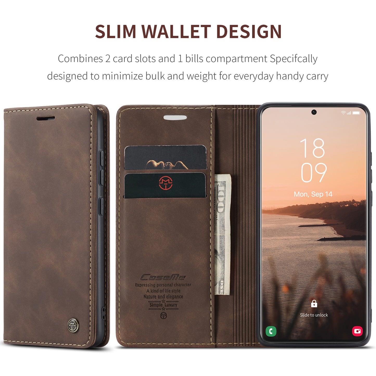 Multi-Function Retro Wallet Case for Samsung Galaxy S21 Ultra