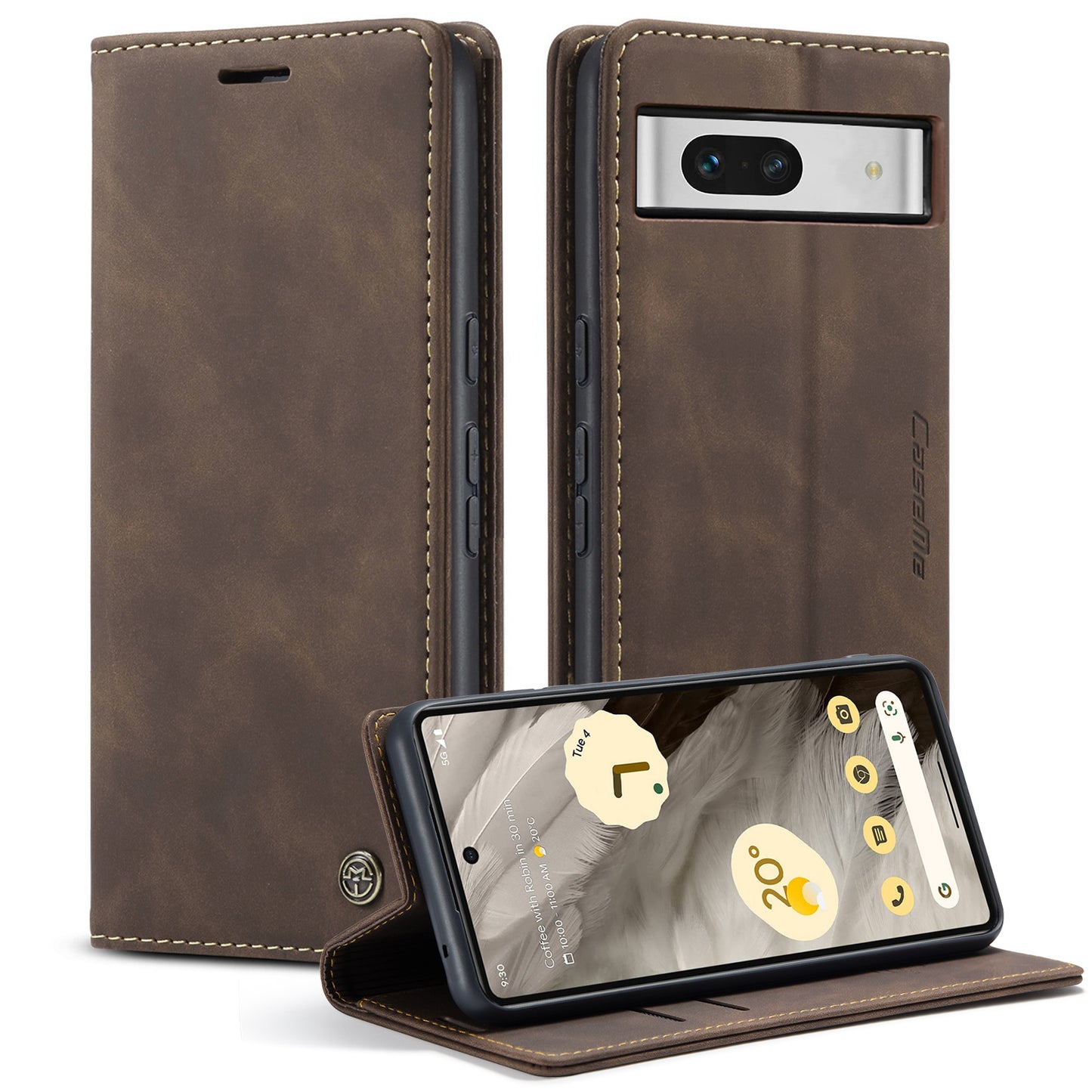 Multi-Function Retro Wallet Case for Google Pixel 7a