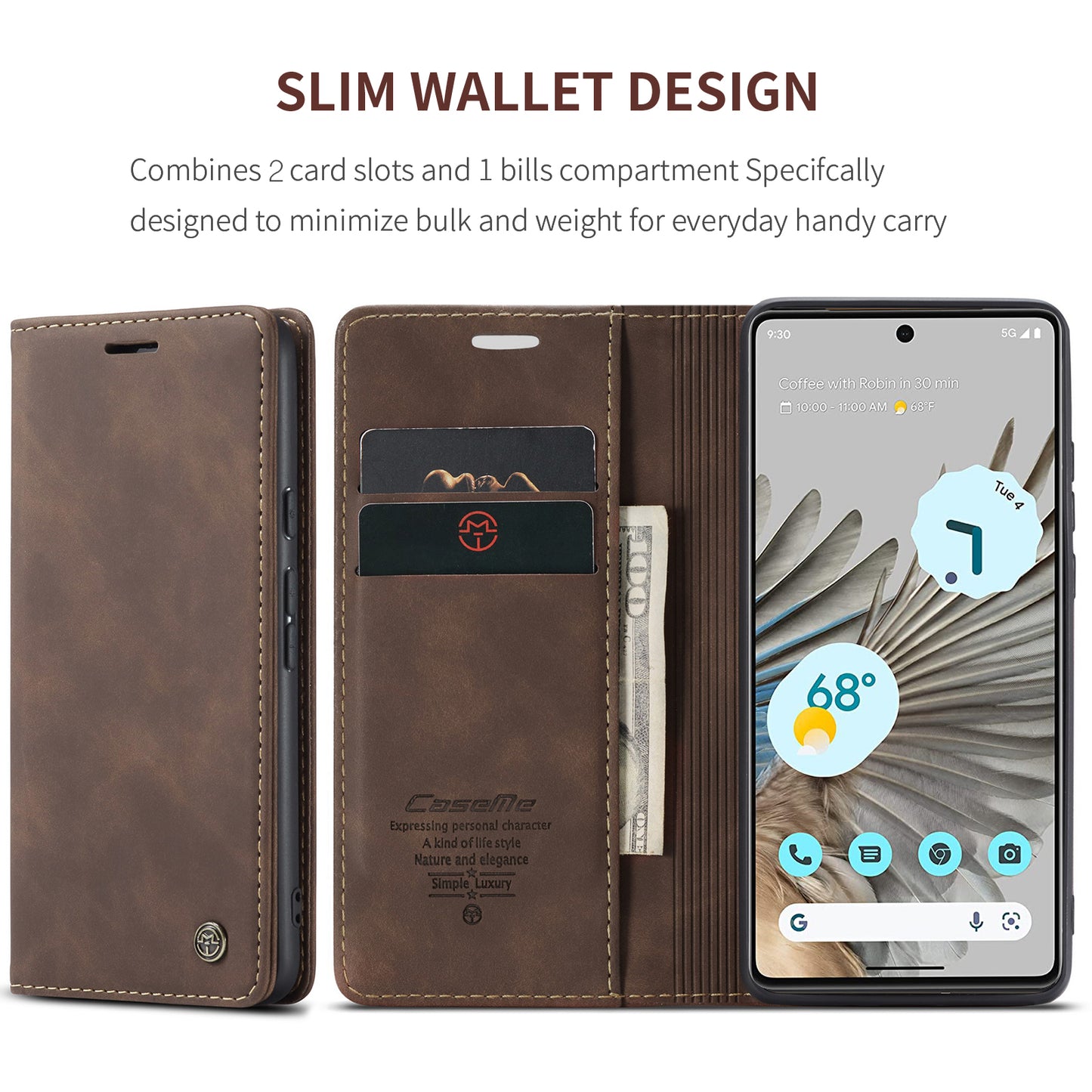 Multi-Function Retro Wallet Case for Google Pixel 7 Pro