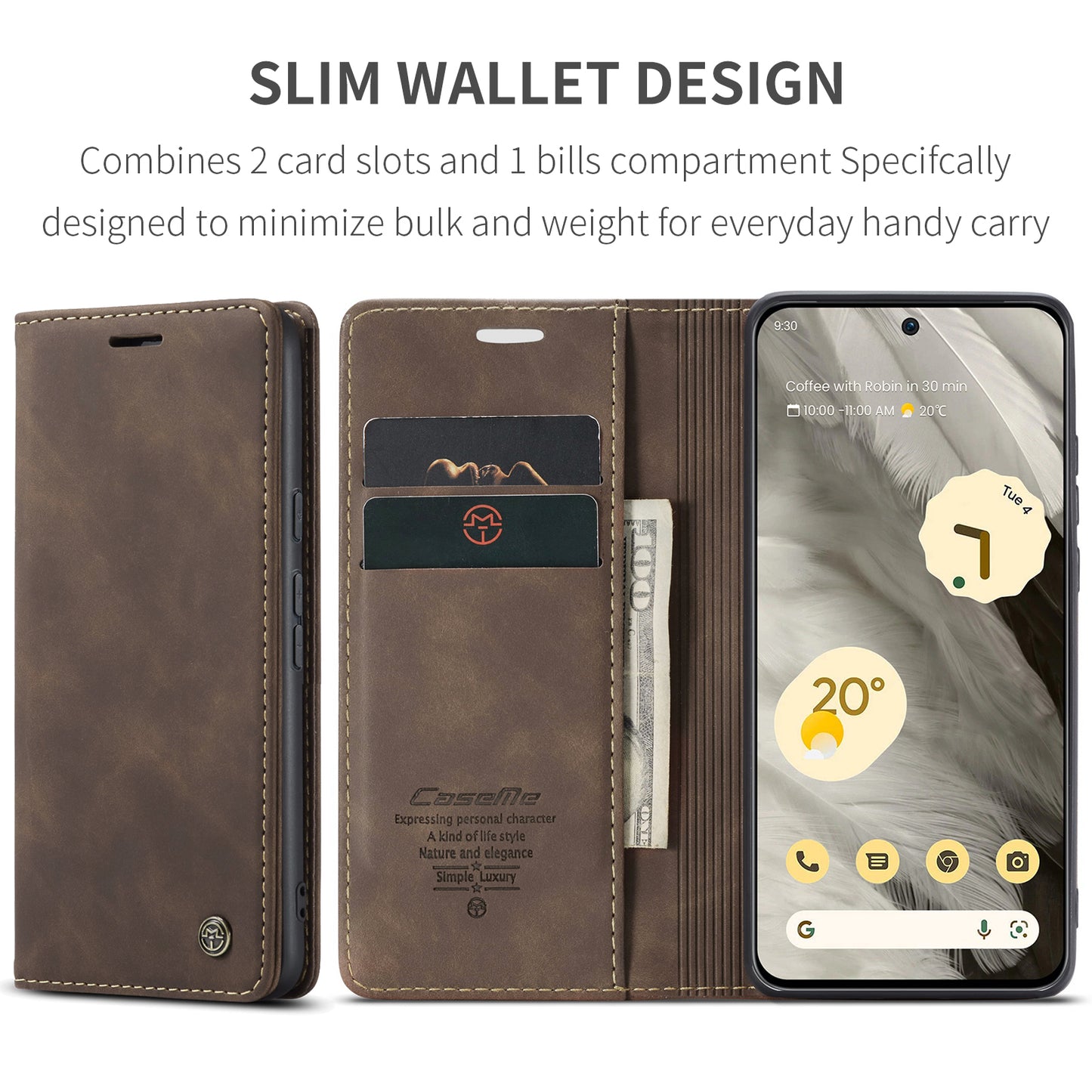 Multi-Function Retro Wallet Case for Google Pixel 8