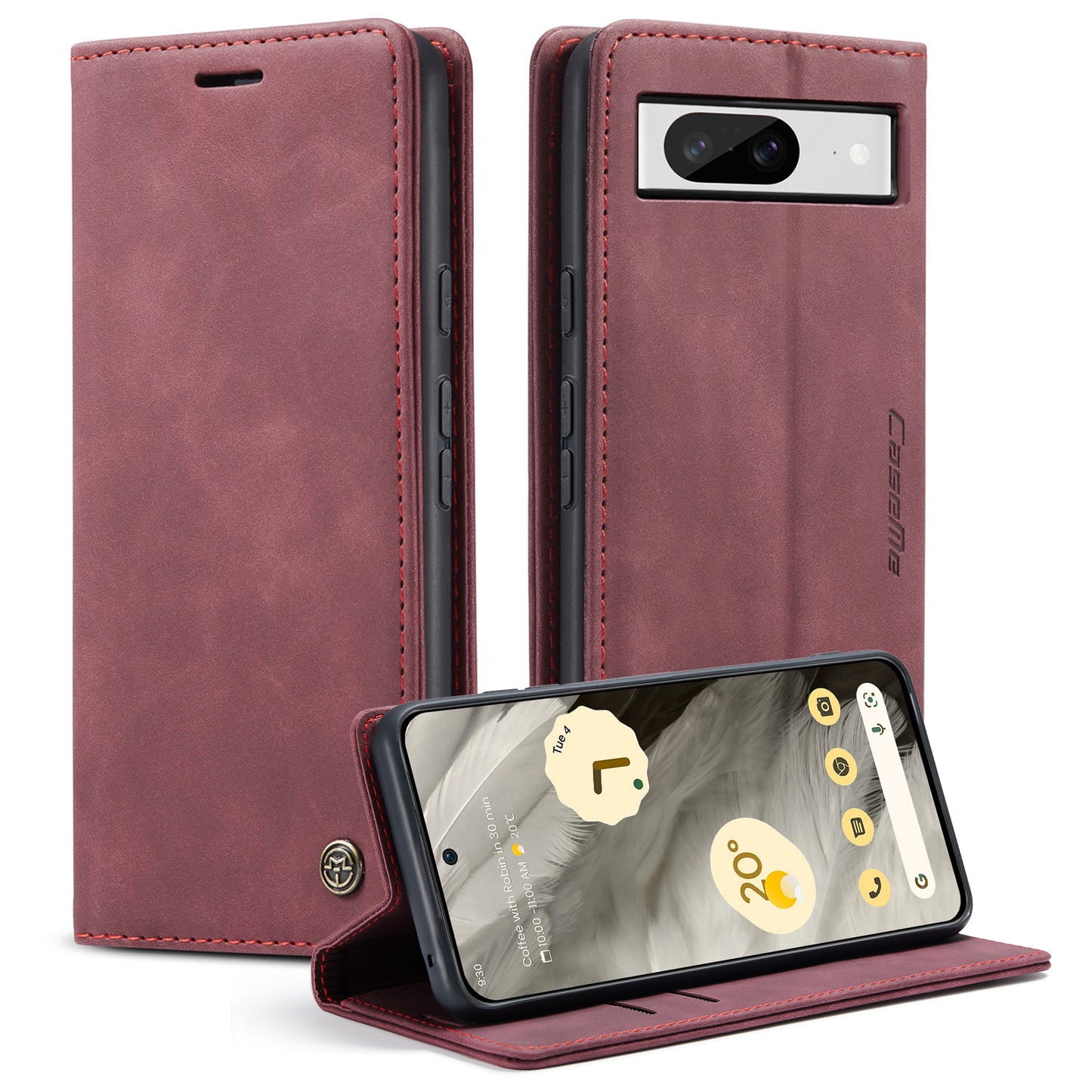 Multi-Function Retro Wallet Case for Google Pixel 8