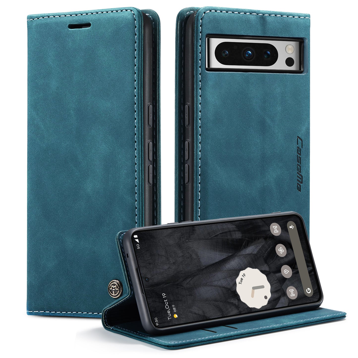 Multi-Function Retro Wallet Case for Google Pixel 8 Pro