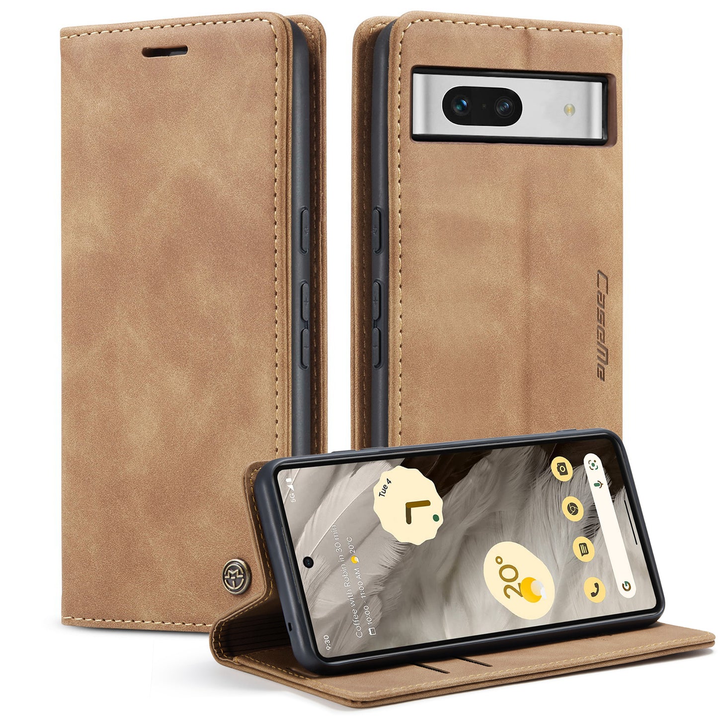 Multi-Function Retro Wallet Case for Google Pixel 7a