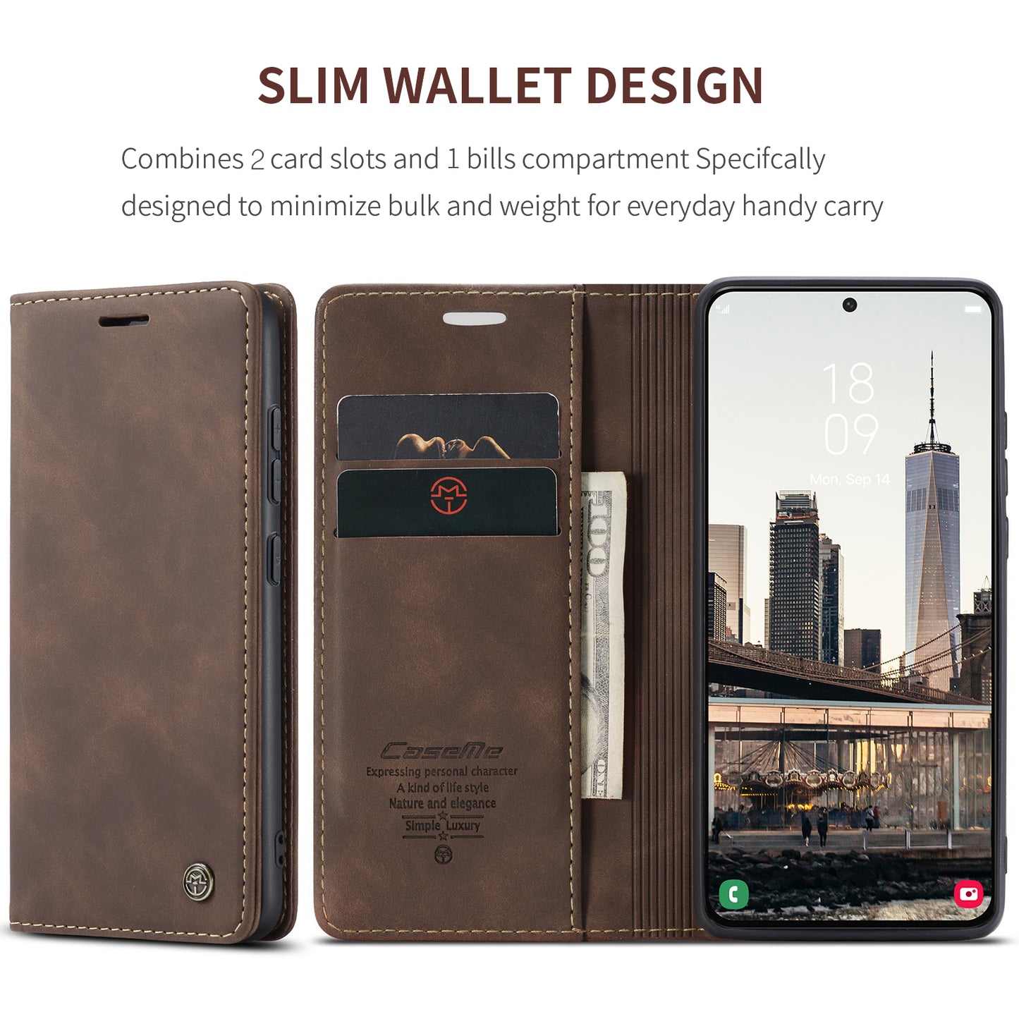 Multi-Function Retro Wallet Case for Samsung Galaxy S22