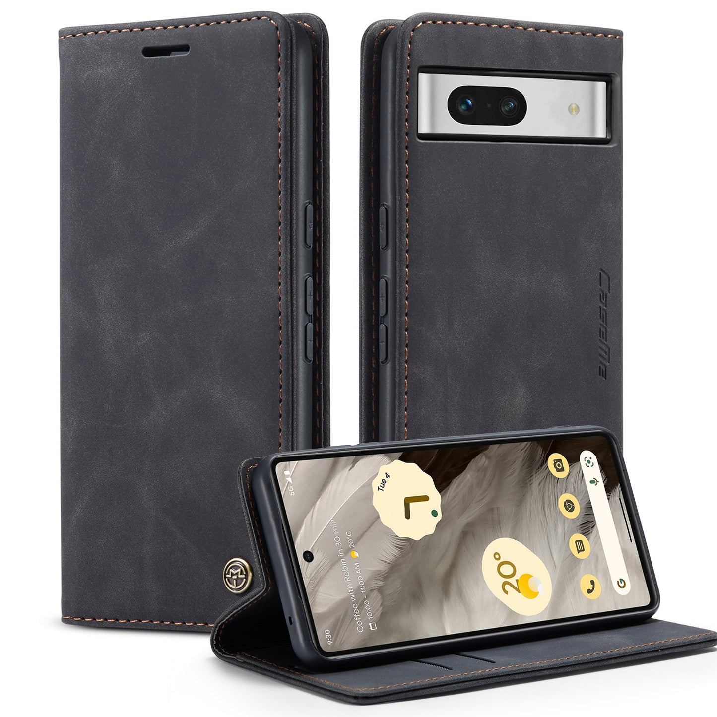 Multi-Function Retro Wallet Case for Google Pixel 7a