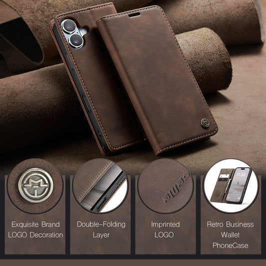 Multi-Function Retro Wallet Case for iPhone 16