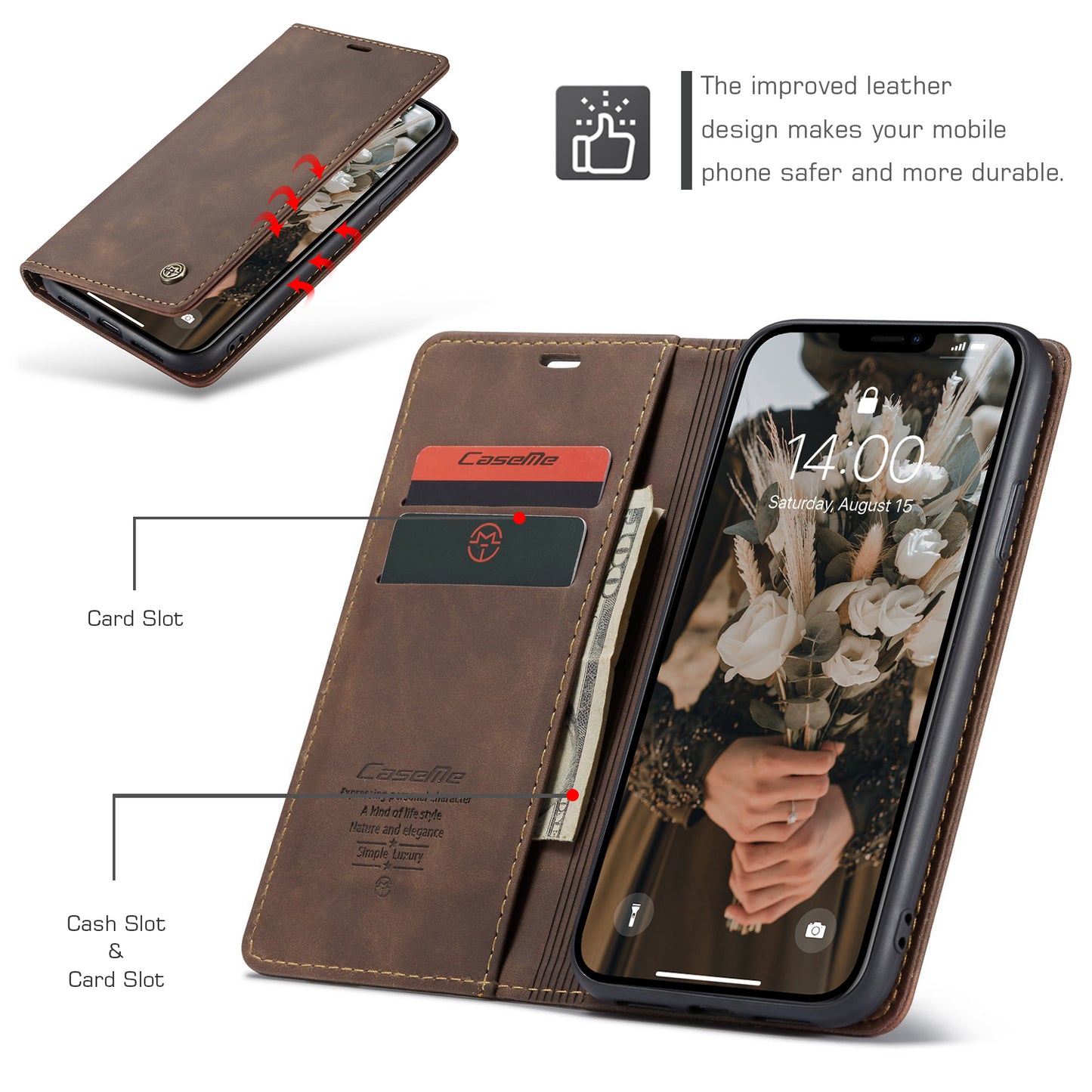 Multi-Function Retro Wallet Case for iPhone 11