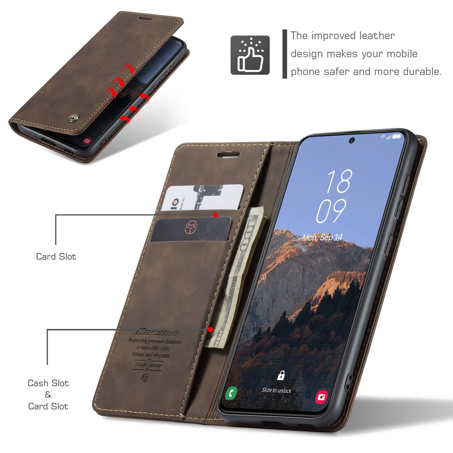 Multi-Function Retro Wallet Case for Samsung Galaxy A16