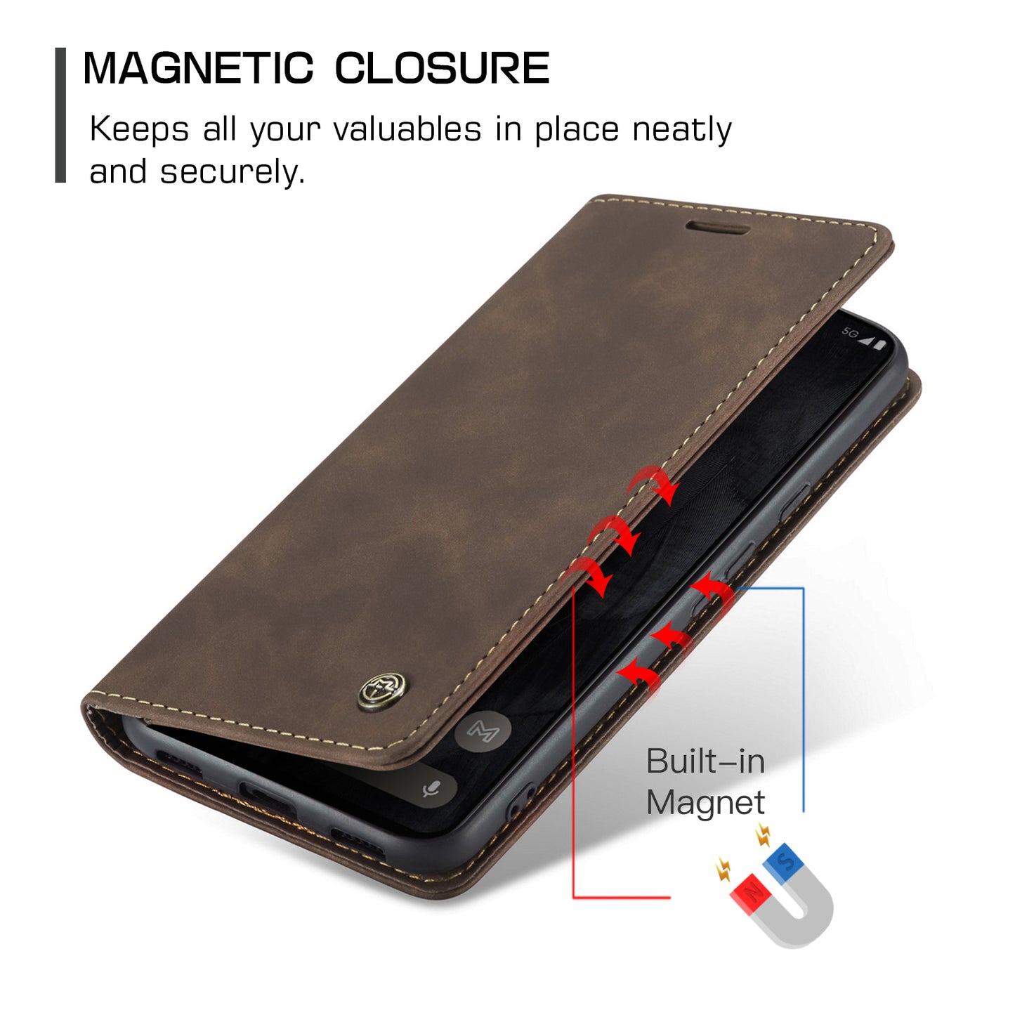 Multi-Function Retro Wallet Case for Google Pixel 8 Pro