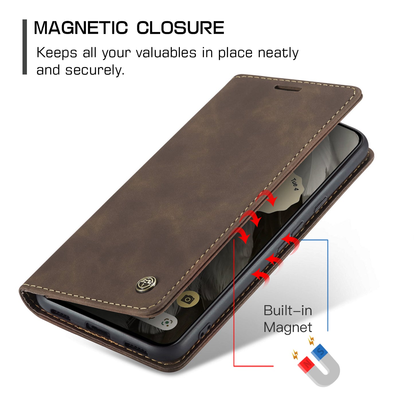 Multi-Function Retro Wallet Case for Google Pixel 8